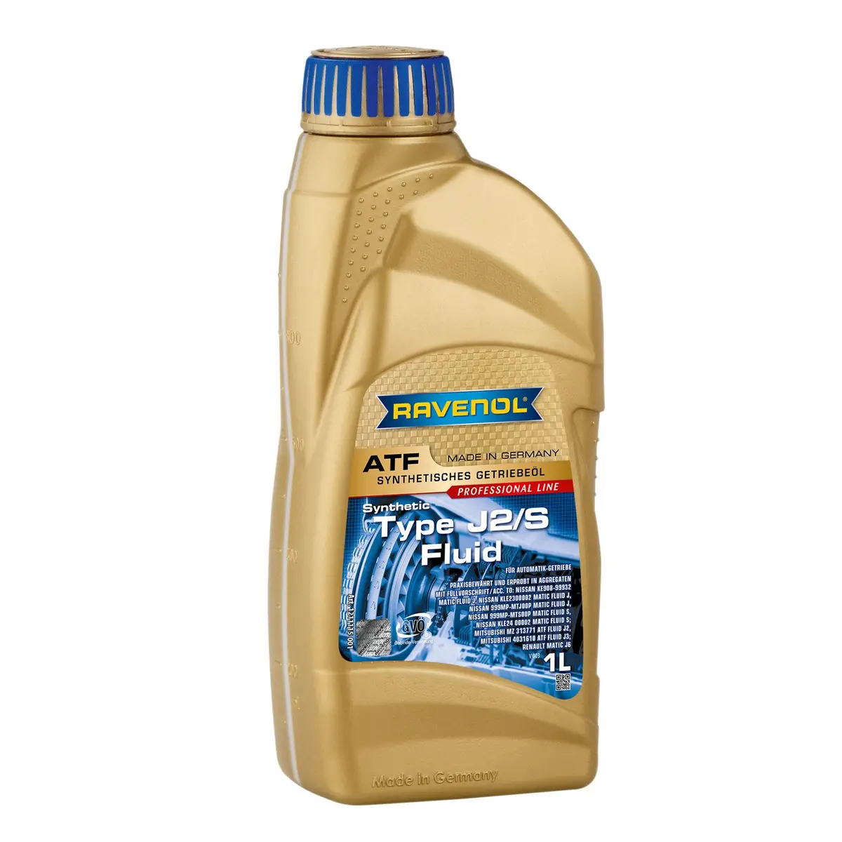 Ravenol Synthetic Automatic Transmission Gear Oil Atf J2 / S Fluid 1 Liter 1