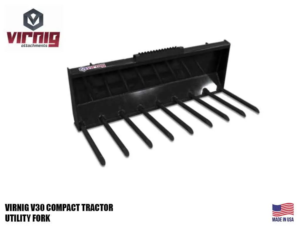 Virnig V30 Compact Tractor Utility Fork (Ssl) (Ctl) 1