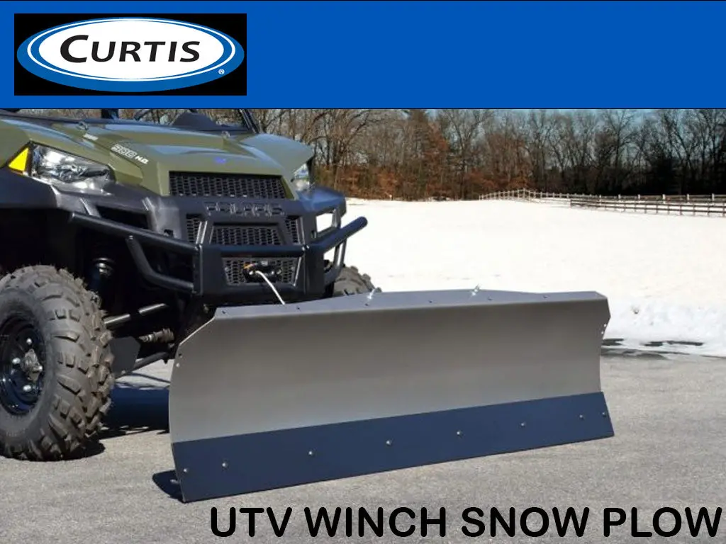 Curtis Utv Winch Operated Snow Plow 1