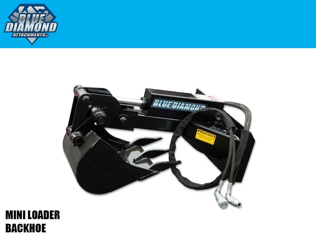 Blue Diamond Mini Loader Backhoe 1