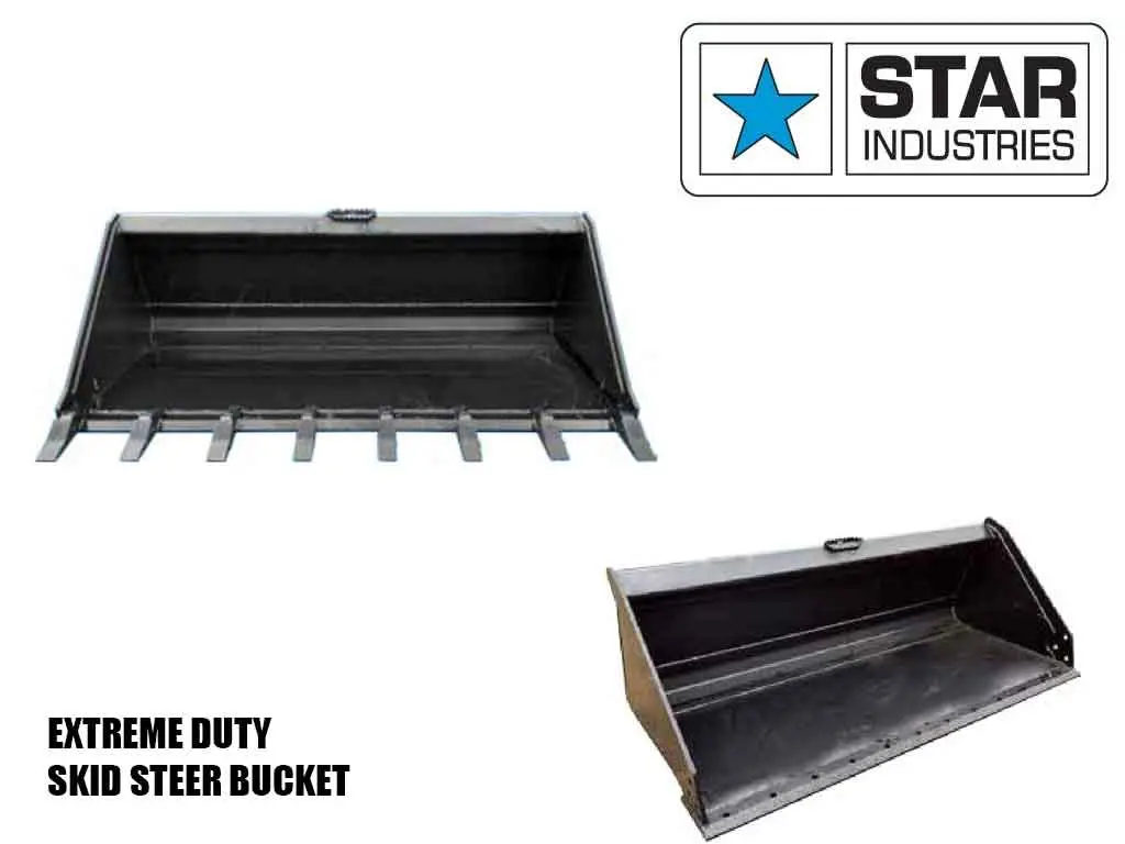 Star Extreme Duty Skid Steer Buckets 1
