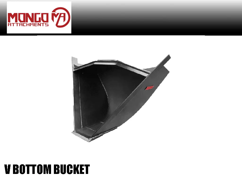 Mongo Attachments Power V Bottom Bucket For Excavators 1