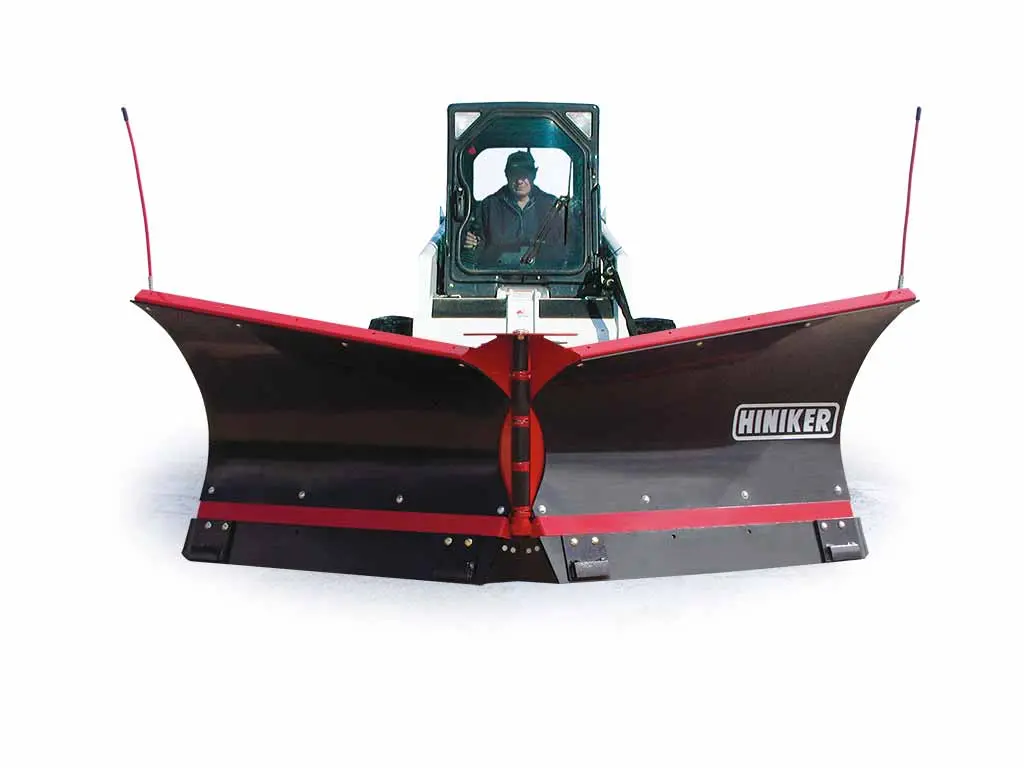 Hiniker V Plow For Skid Steer Mount 1
