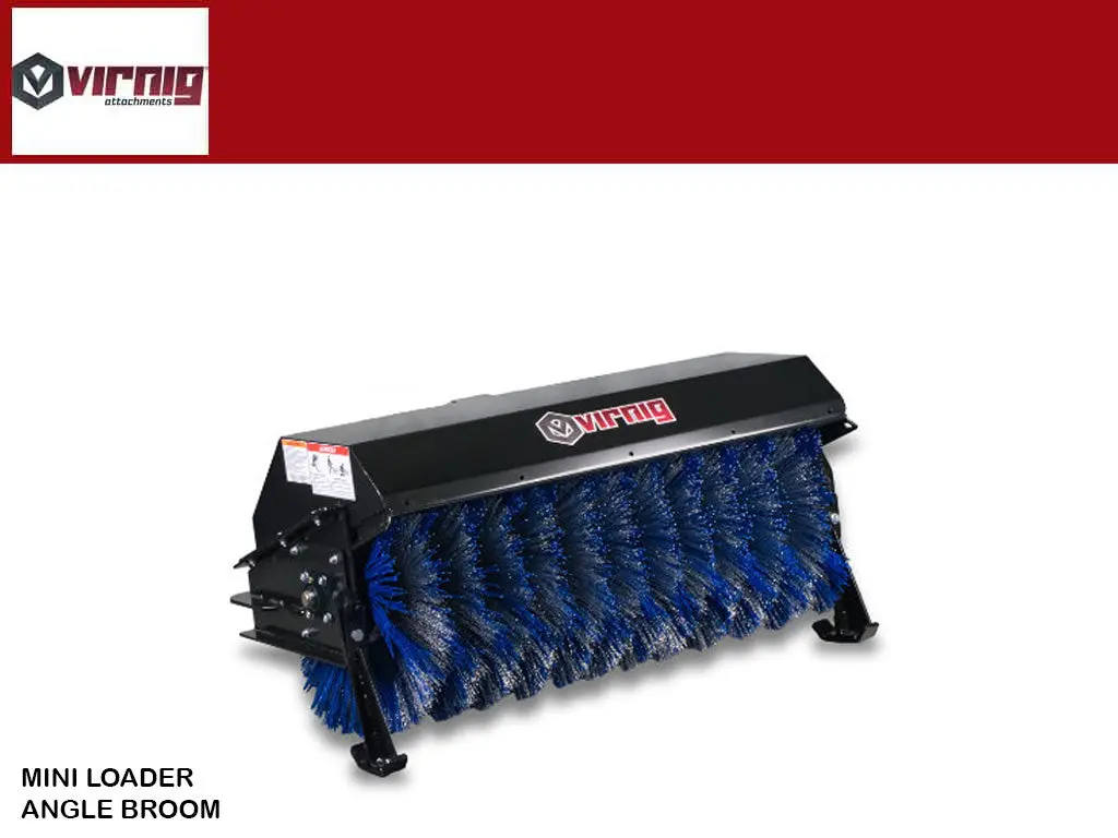 Virnig V20 Mini Loader Angle Broom For Mini Loader 1