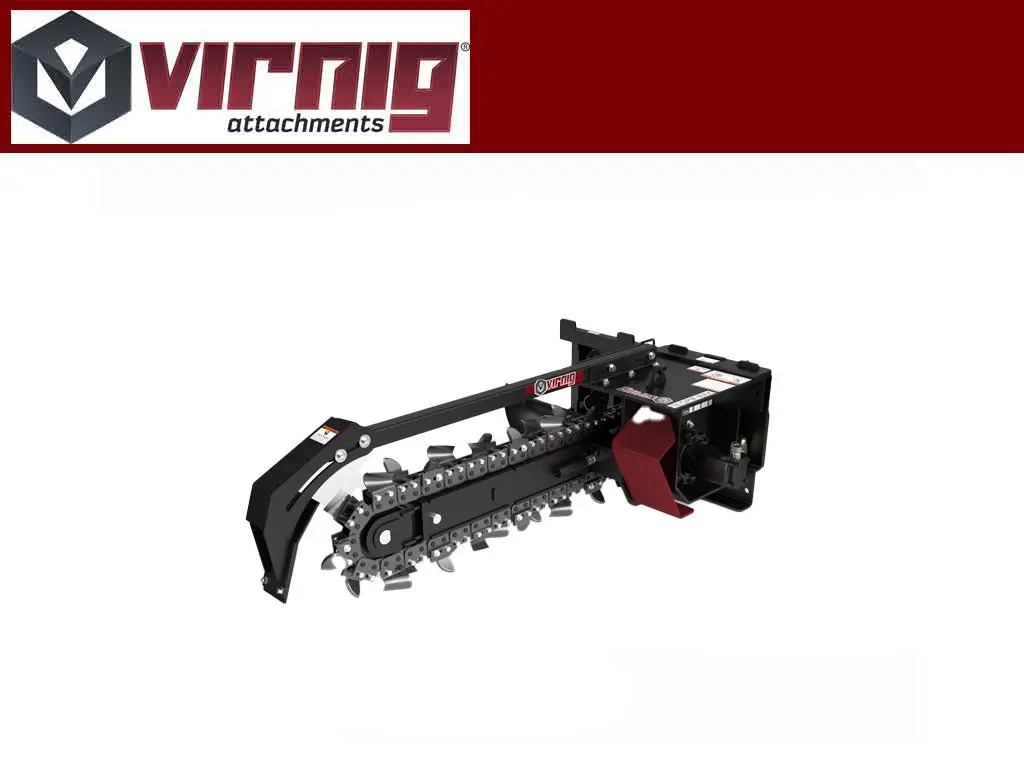 Virnig V20 Trencher Attachments For Mini Loader 1