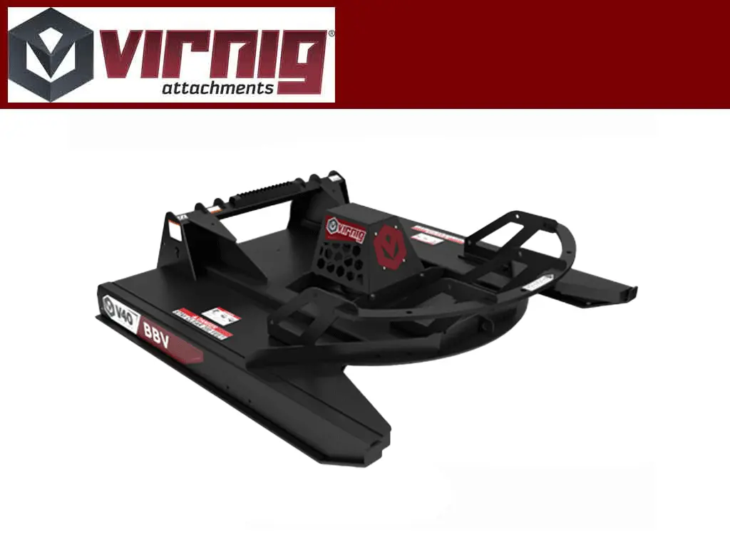 Virnig V40 Rotary Brush Cutter Open Front Deck  For Skid Steer 1