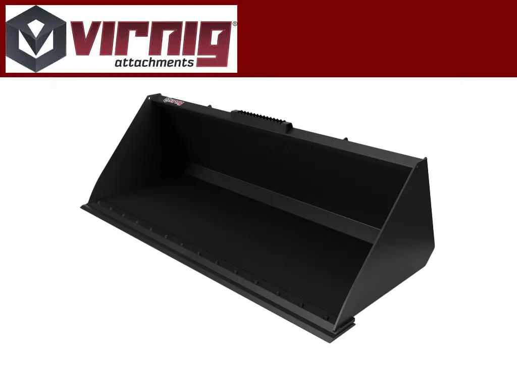 Virnig V40 Snow And Light Material Bucket For Skid Steer Loader 1