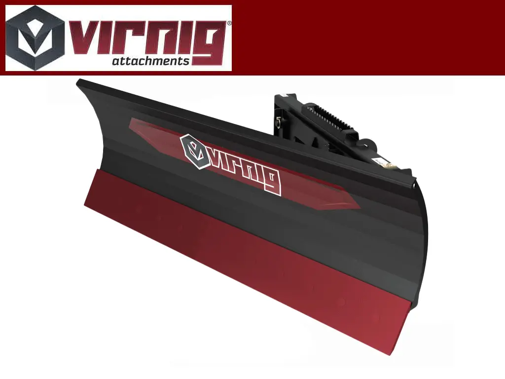 Virnig V40 Angle Snow Blade For Machines With Universal Skid Steer Mount 1