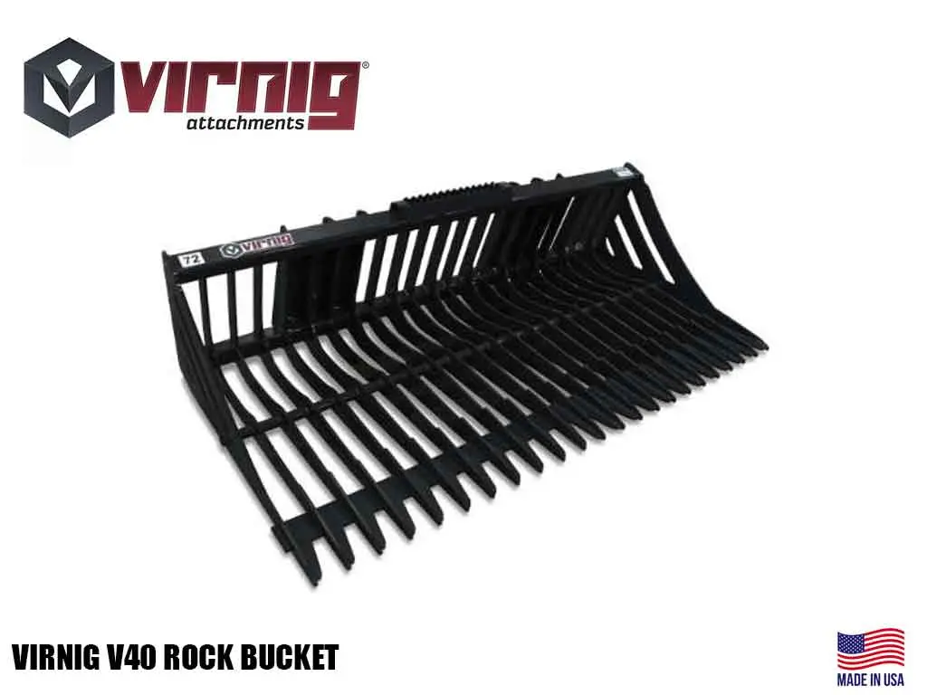 Virnig V40 Skeleton Rock Bucket (Ssl) (Ctl) 1