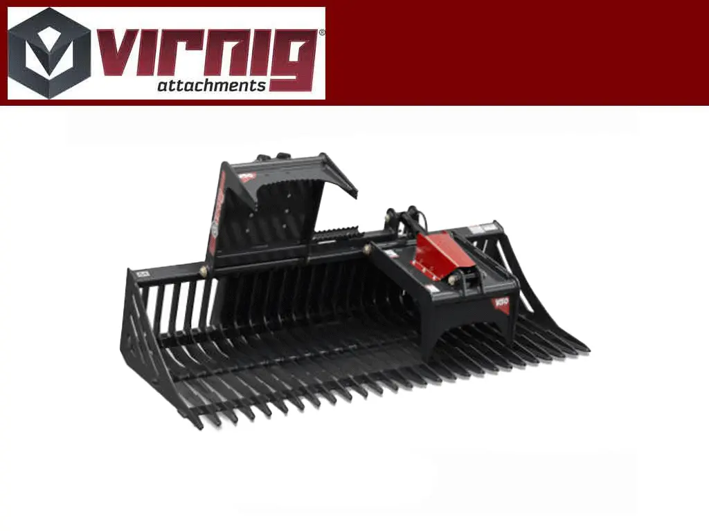 Virnig V50 Skeleton Rock Grapple For Skid Steer 1