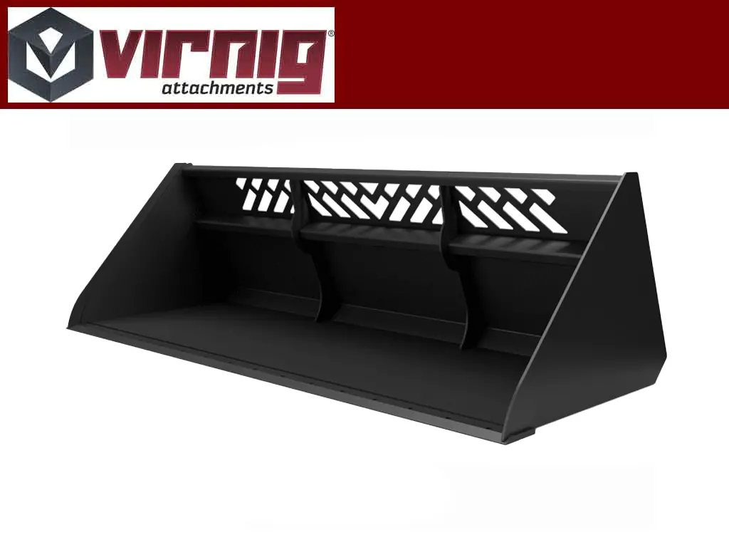 Virnig V50 Snow And Light Material Bucket For Skid Steer Loaders 1