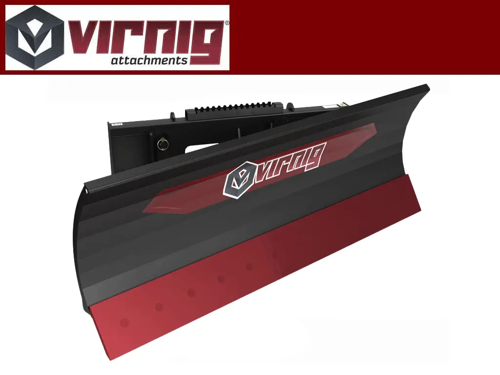 Virnig V50 Angle Snow Blade For Machines With Universal Skid Steer Mount 1