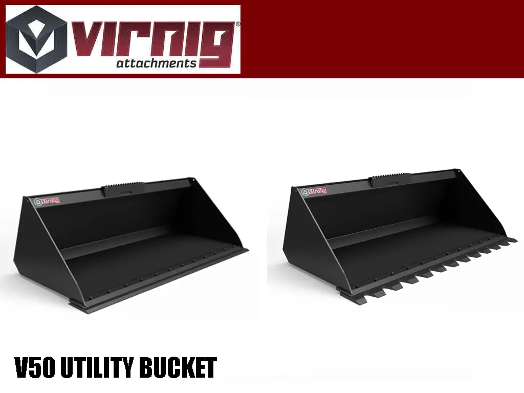 Virnig V50 Utility Bucket For Skid Steer Loaders 1