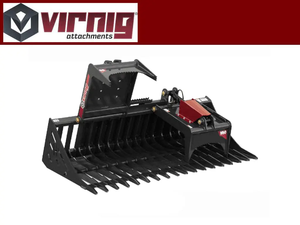Virnig V60 Skeleton Rock Grapple For Skid Steer 1