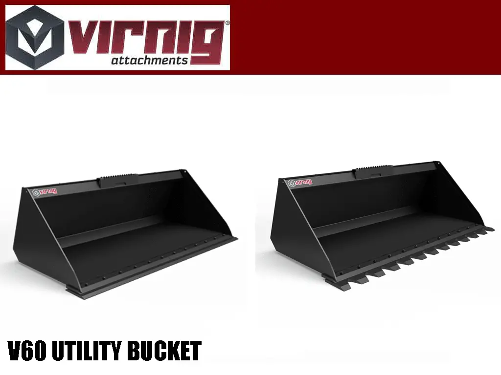 Virnig V60 Utility Bucket For Skid Steer Loaders 1