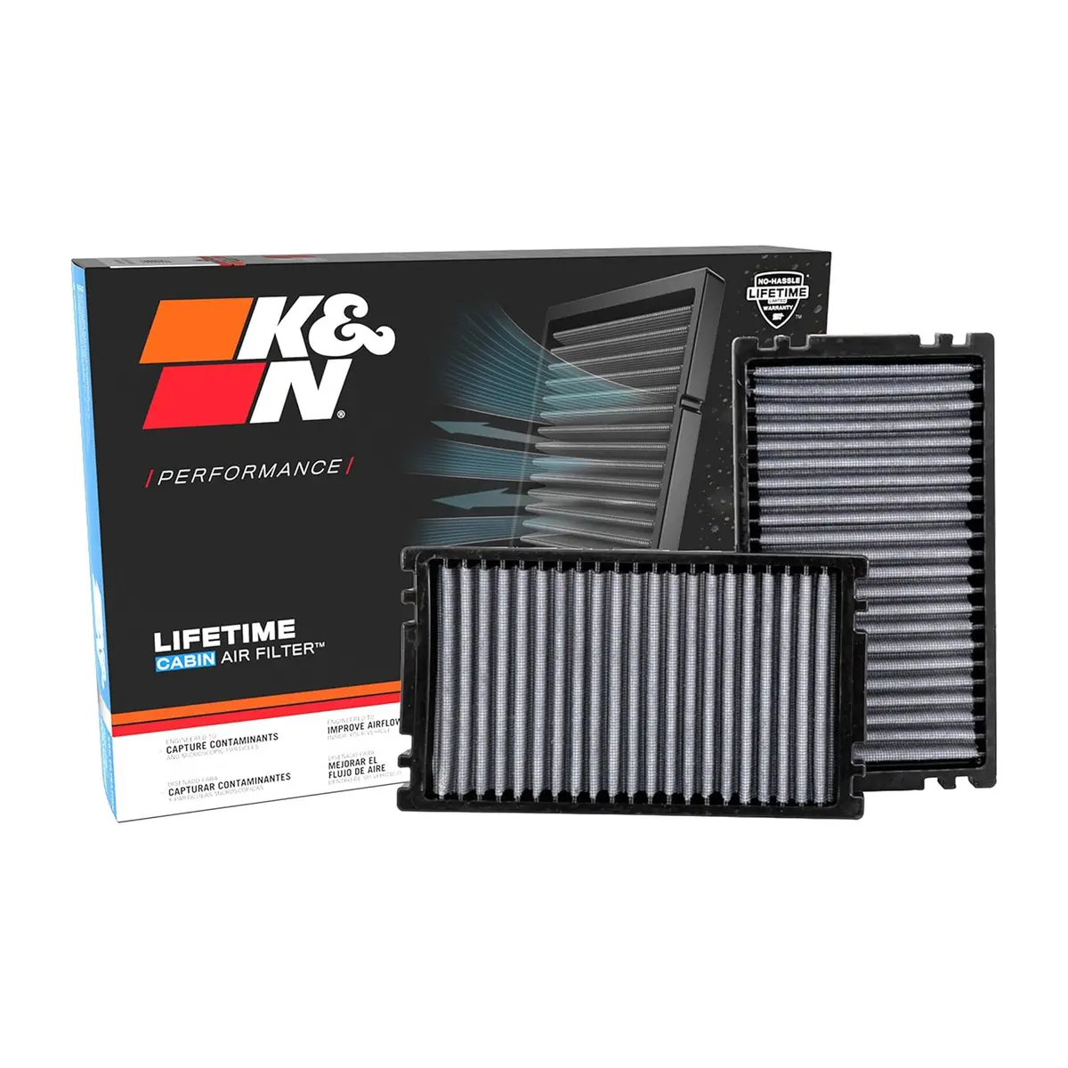 K&N Cabin Filter Washable Vf1000 1