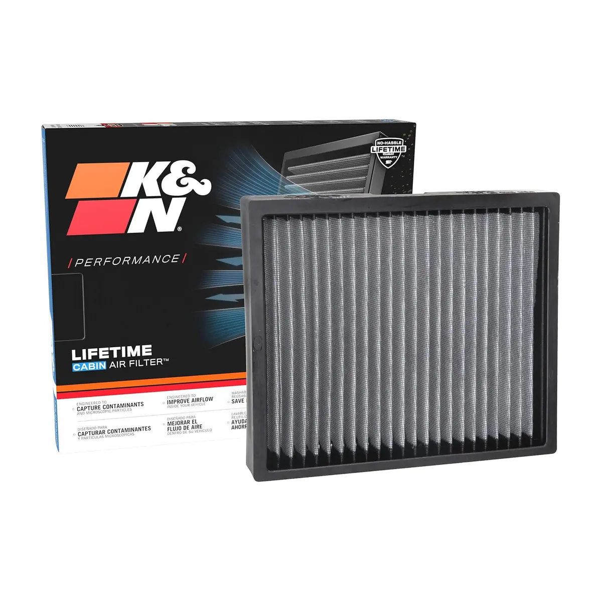 K&N Cabin Filter Washable Vf2001 1