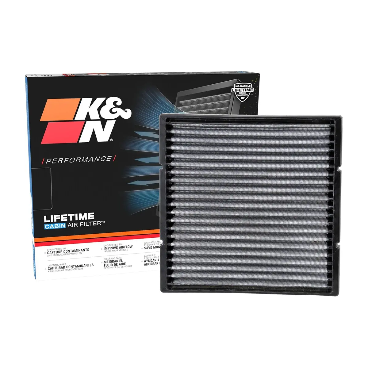 K&N Cabin Filter Washable Vf2002 1