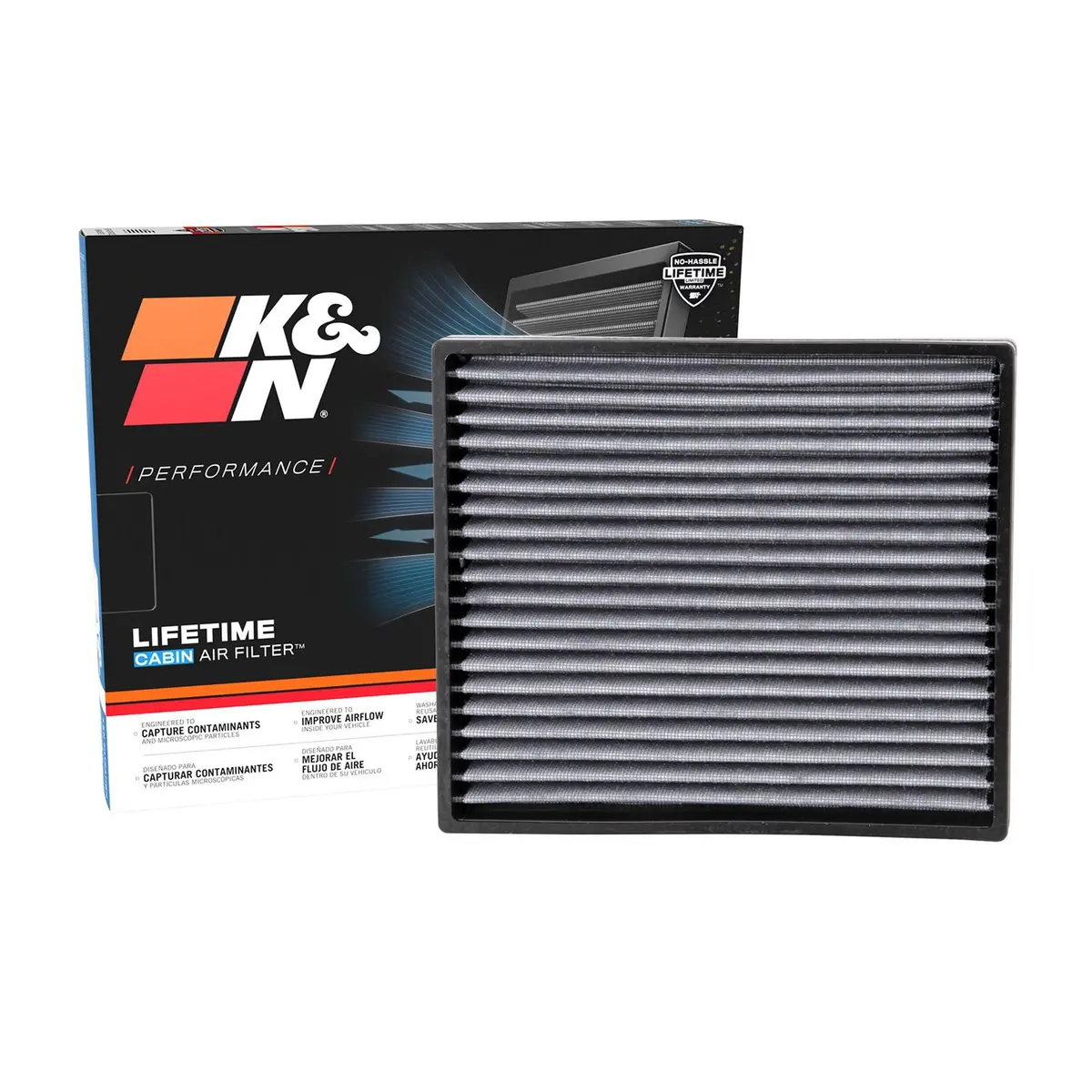 K&N Cabin Filter Washable Vf2004 1