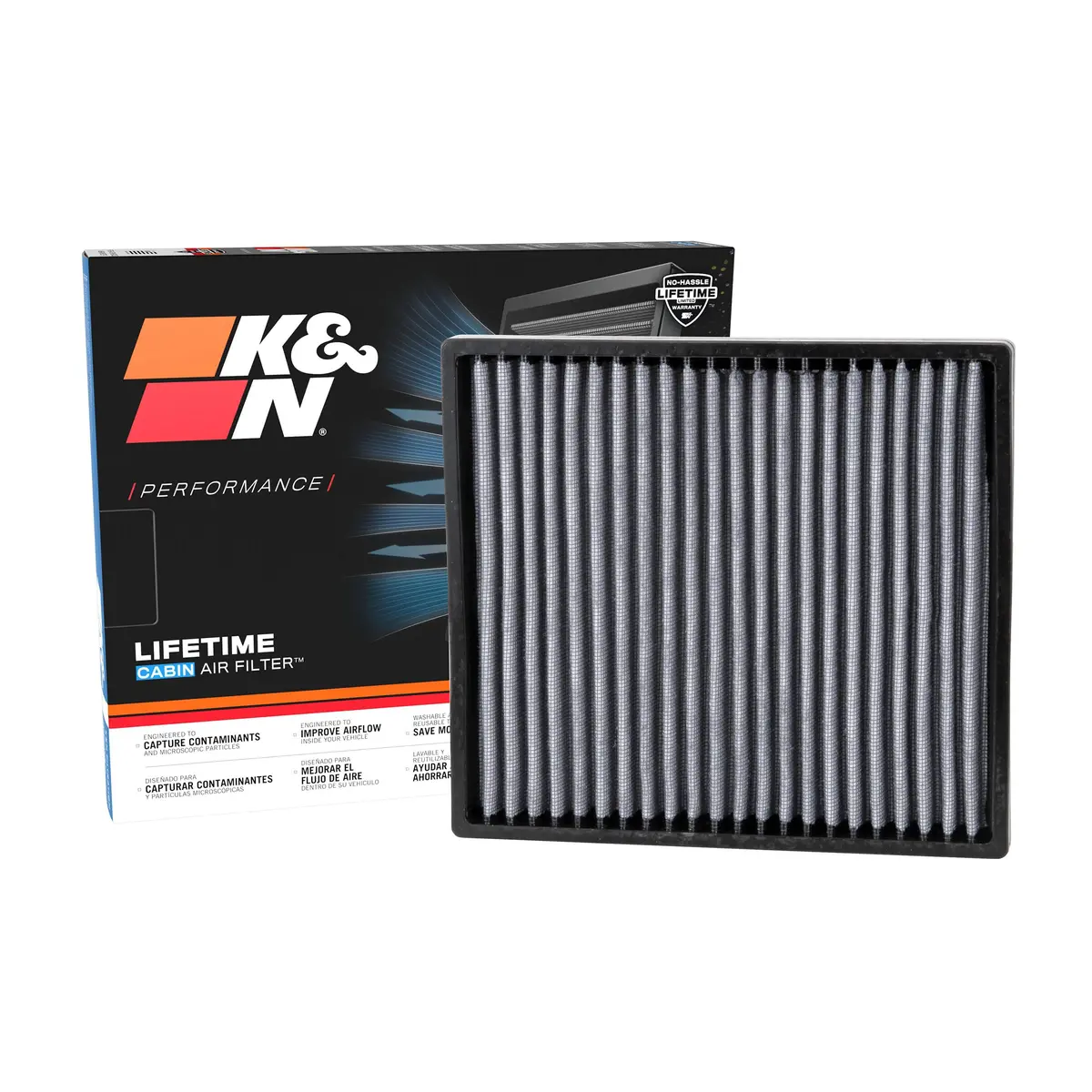 K&N Cabin Filter Washable Vf2007 1