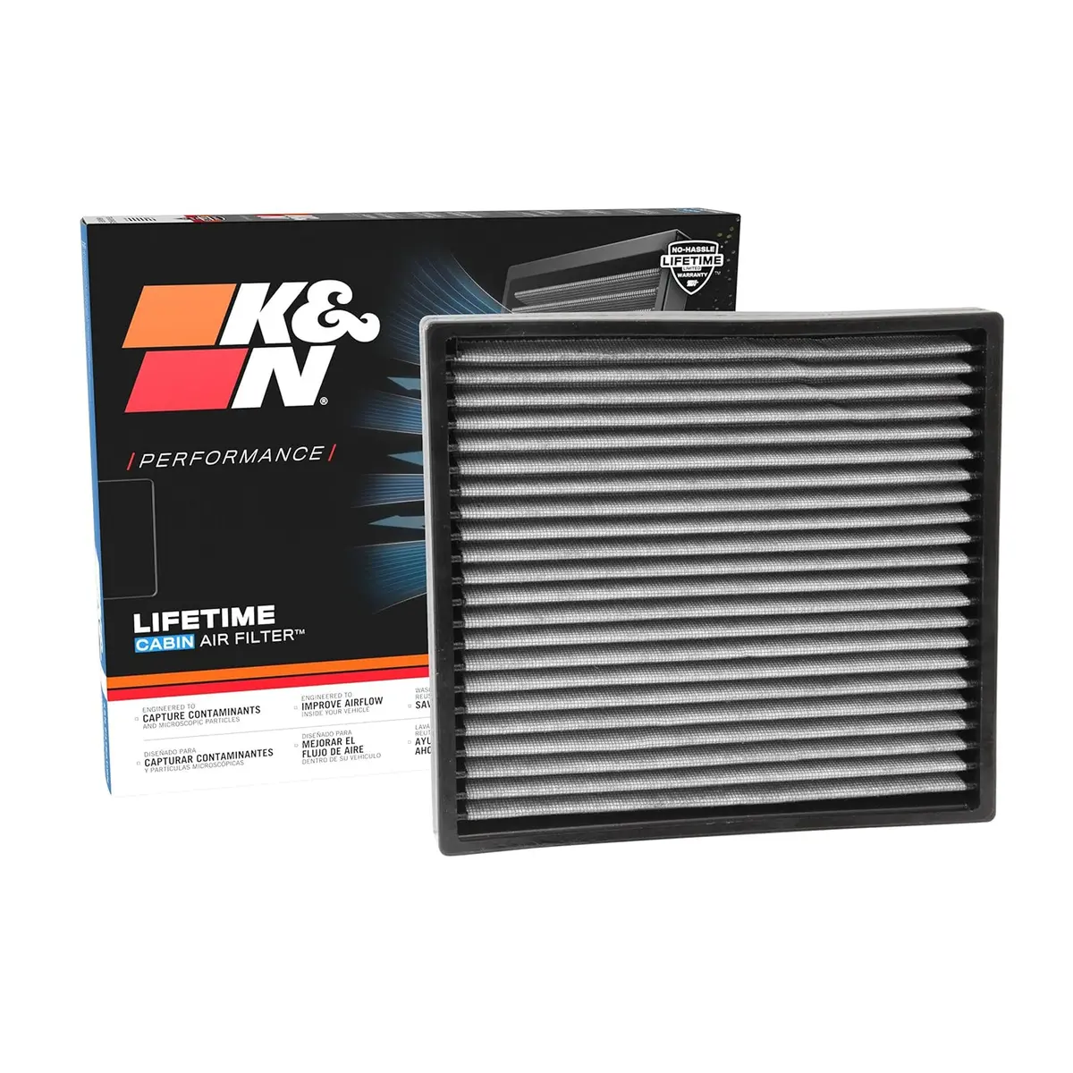K&N Cabin Filter Washable Vf2016 1