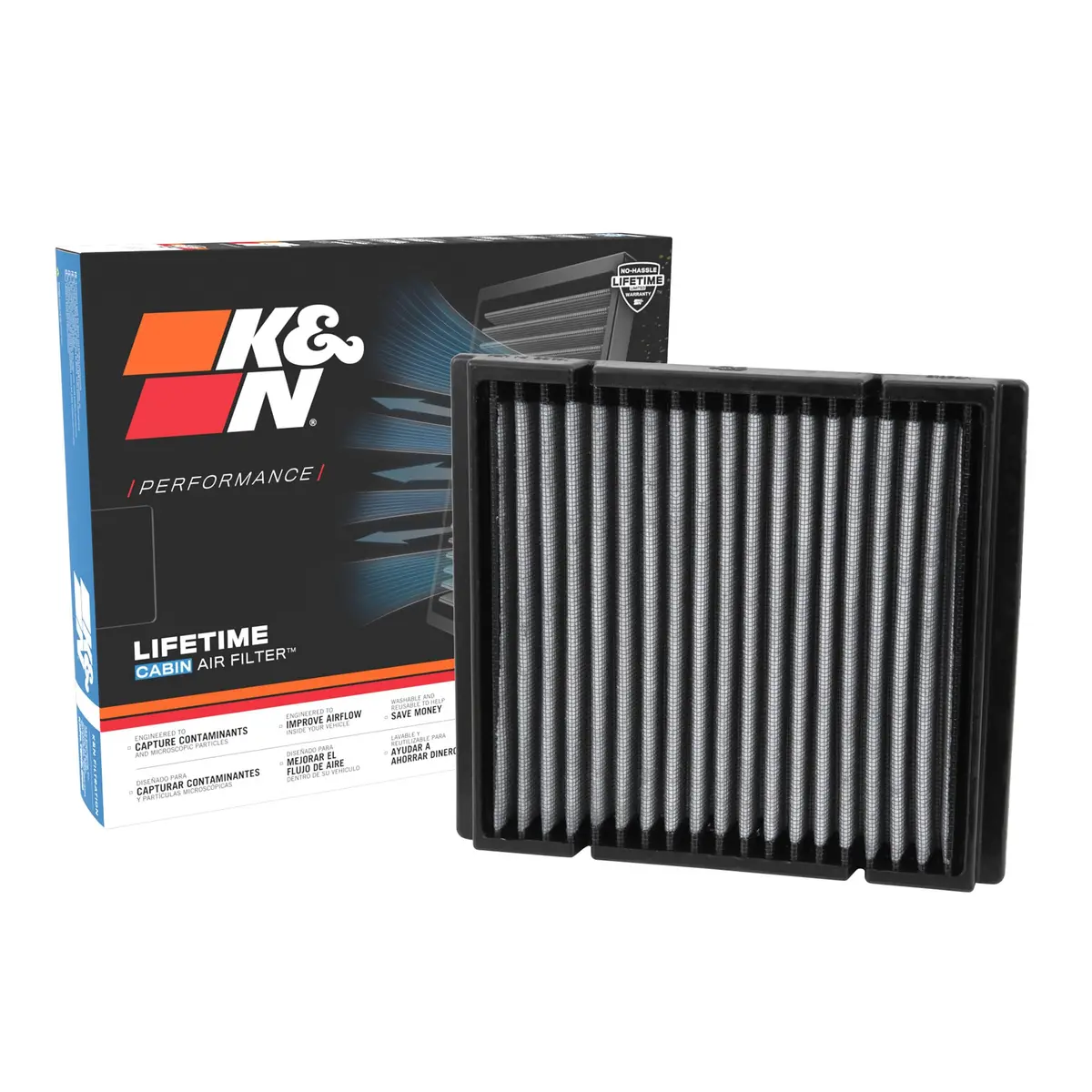 K&N Cabin Filter Washable Vf2019 1