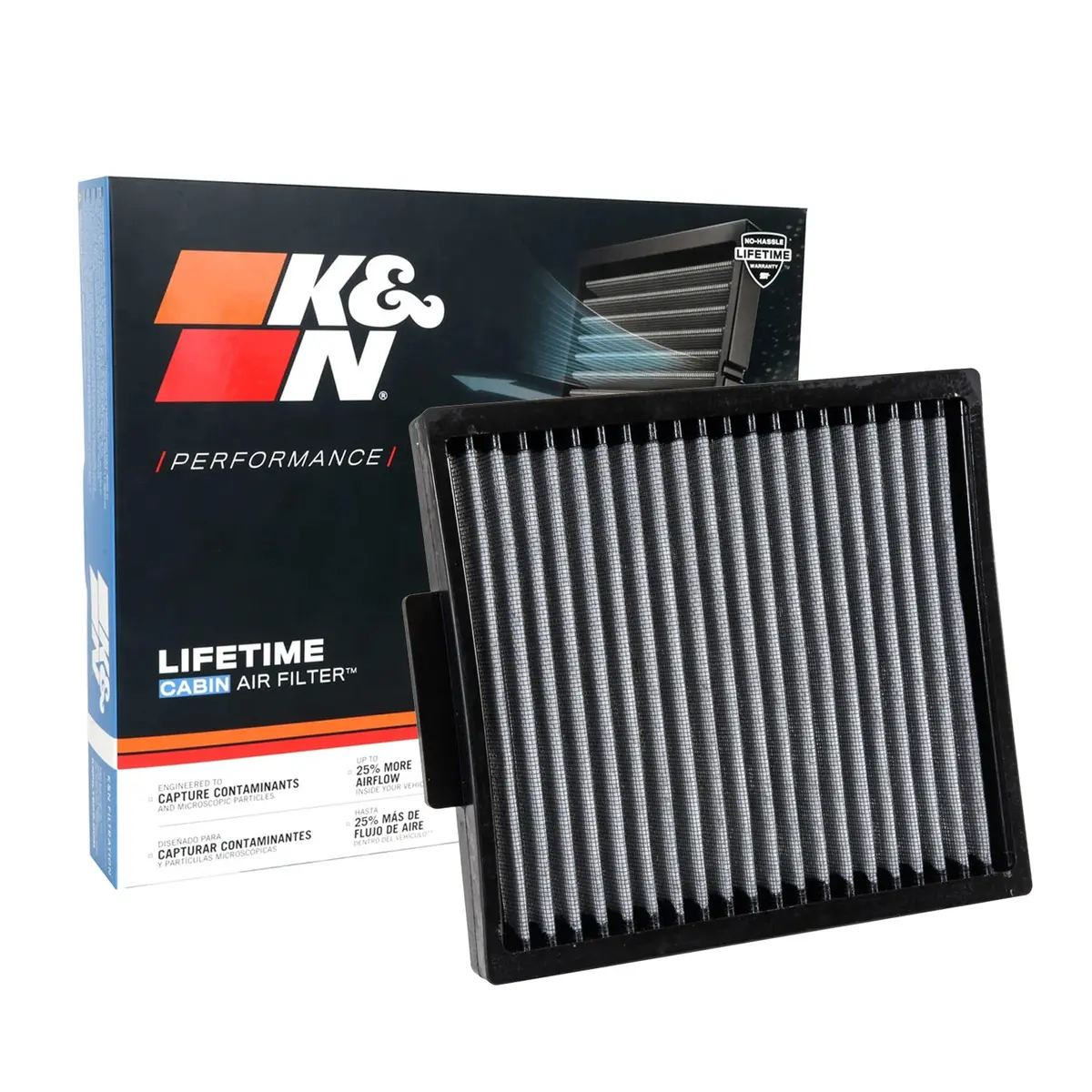 K&N Cabin Filter Washable Vf2038 1