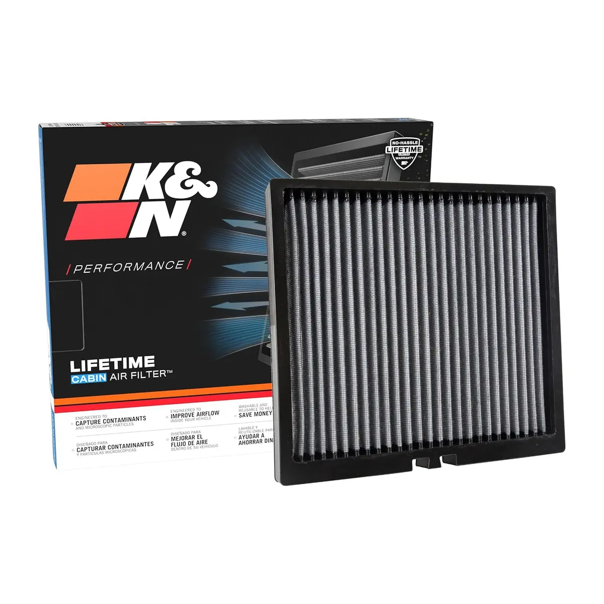 K&N Cabin Filter Washable Vf2040 1