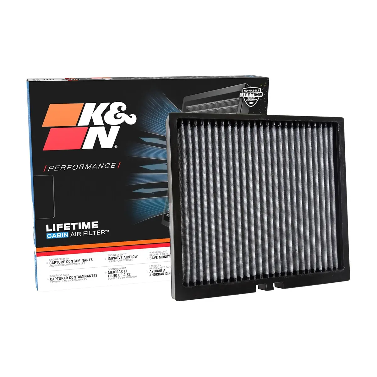 K&N Cabin Filter Washable Vf2047 1