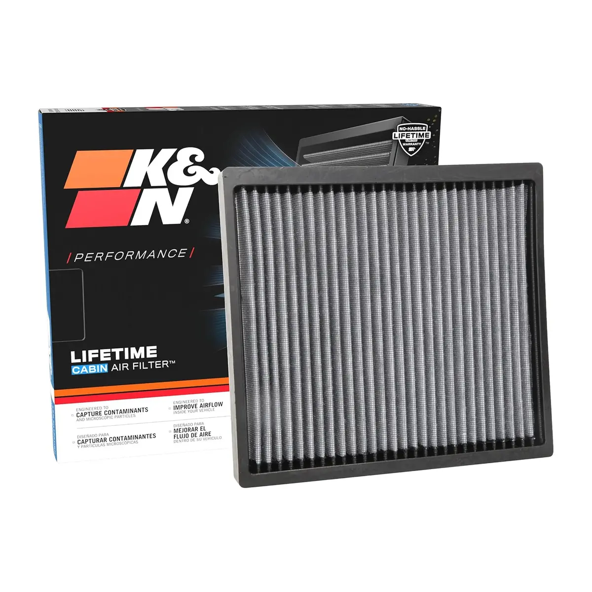 K&N Cabin Filter Washable Vf2052 1