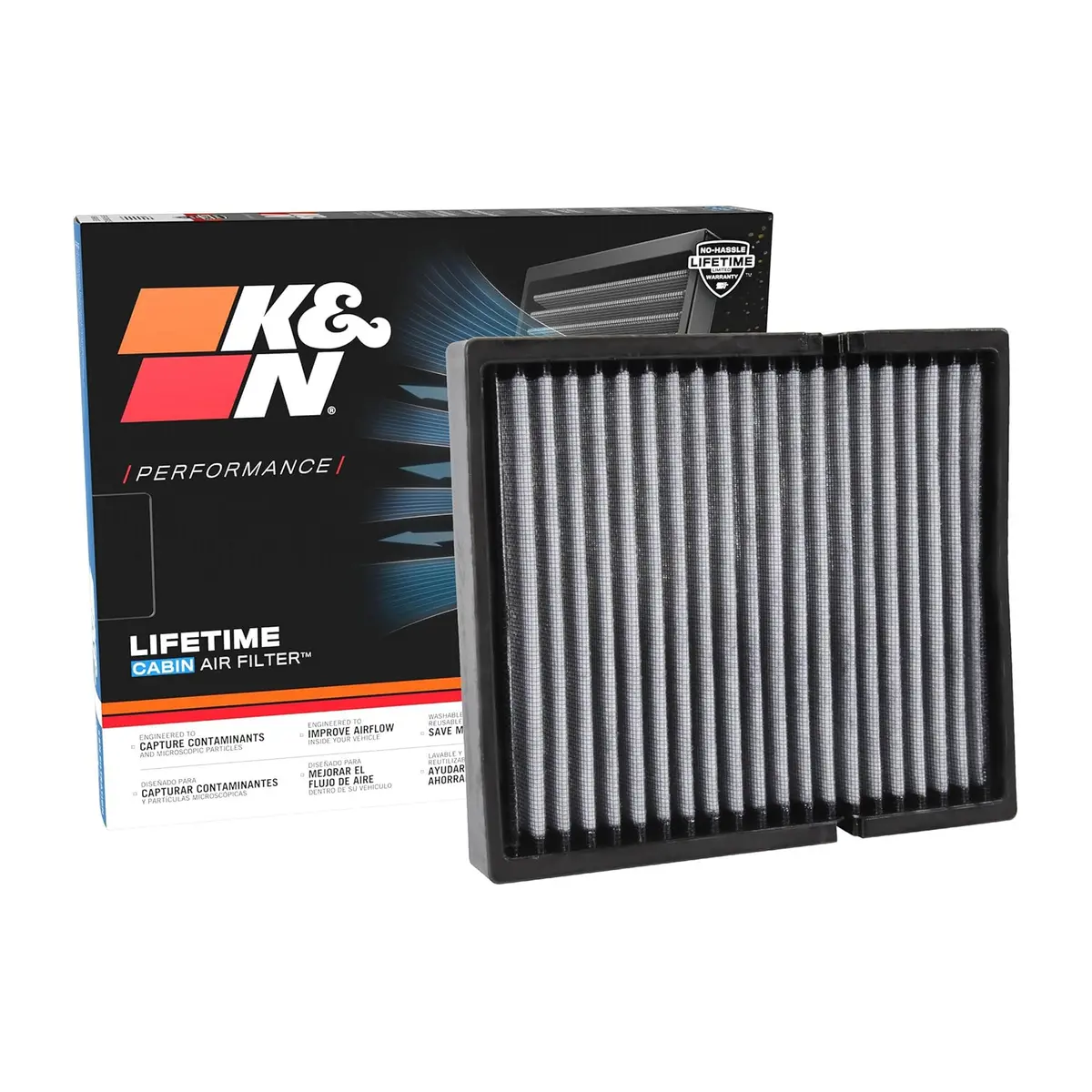 K&N Cabin Filter Washable Vf2054 1