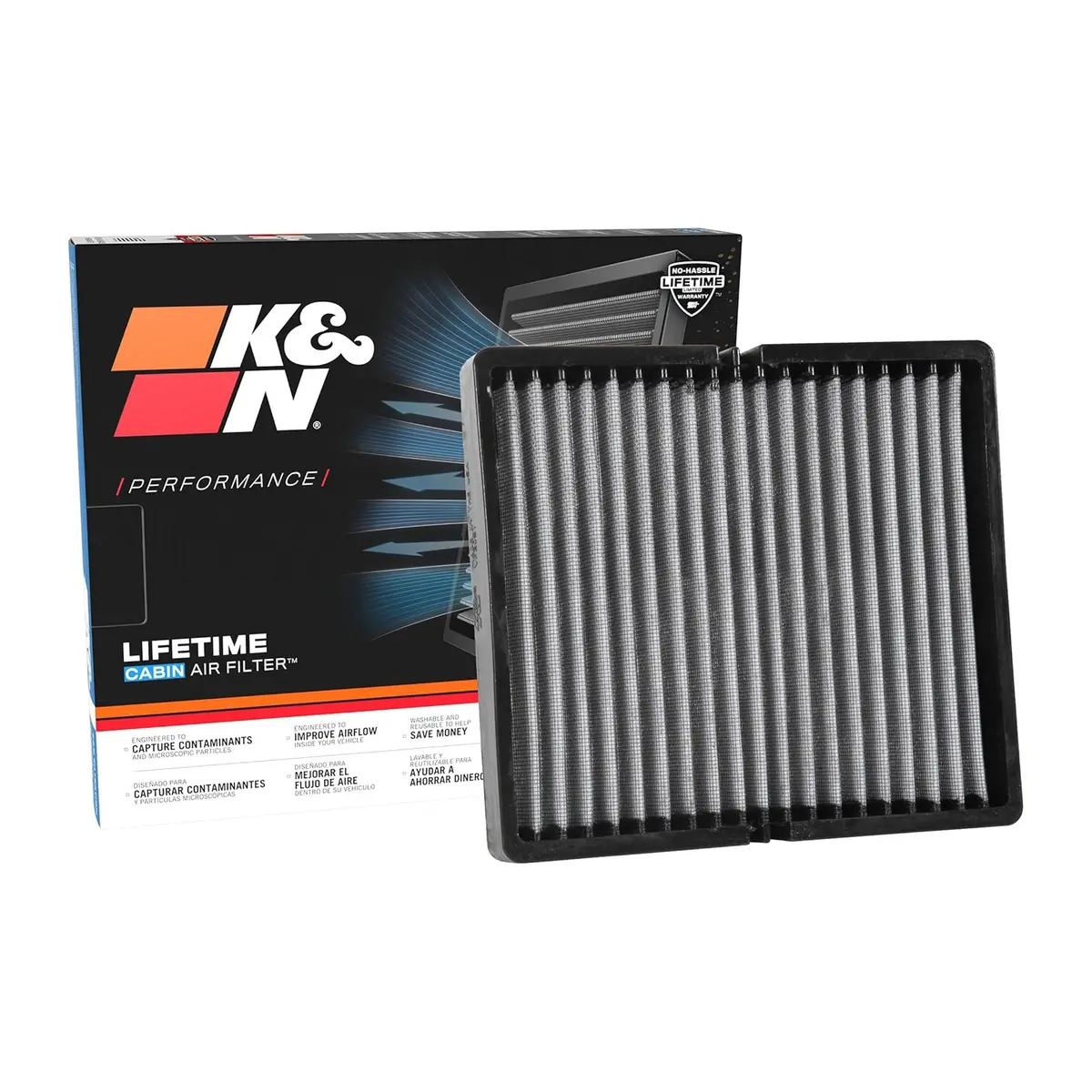 K&N Cabin Filter Washable Vf2057 1