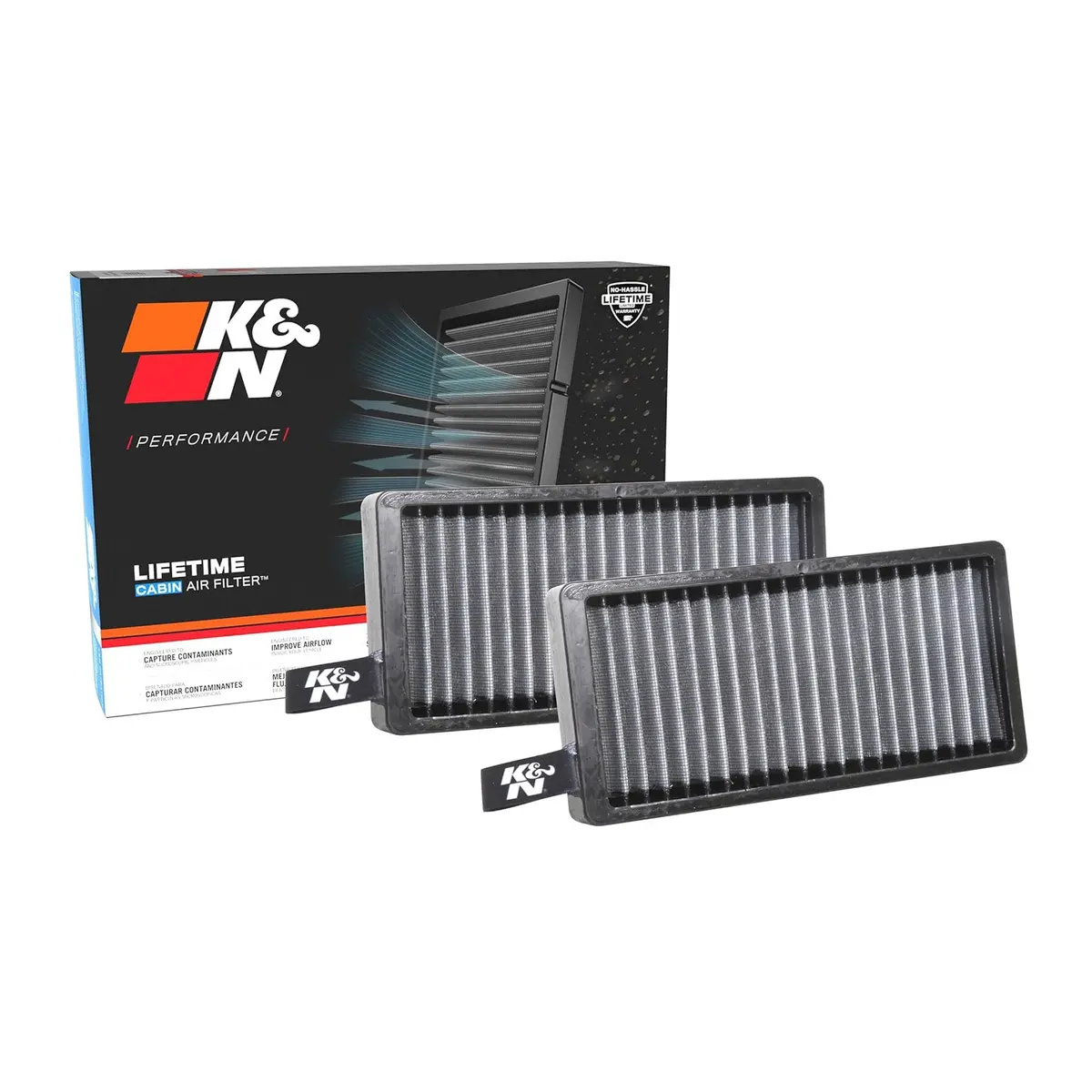 K&N Cabin Filter Washable Vf2060 1