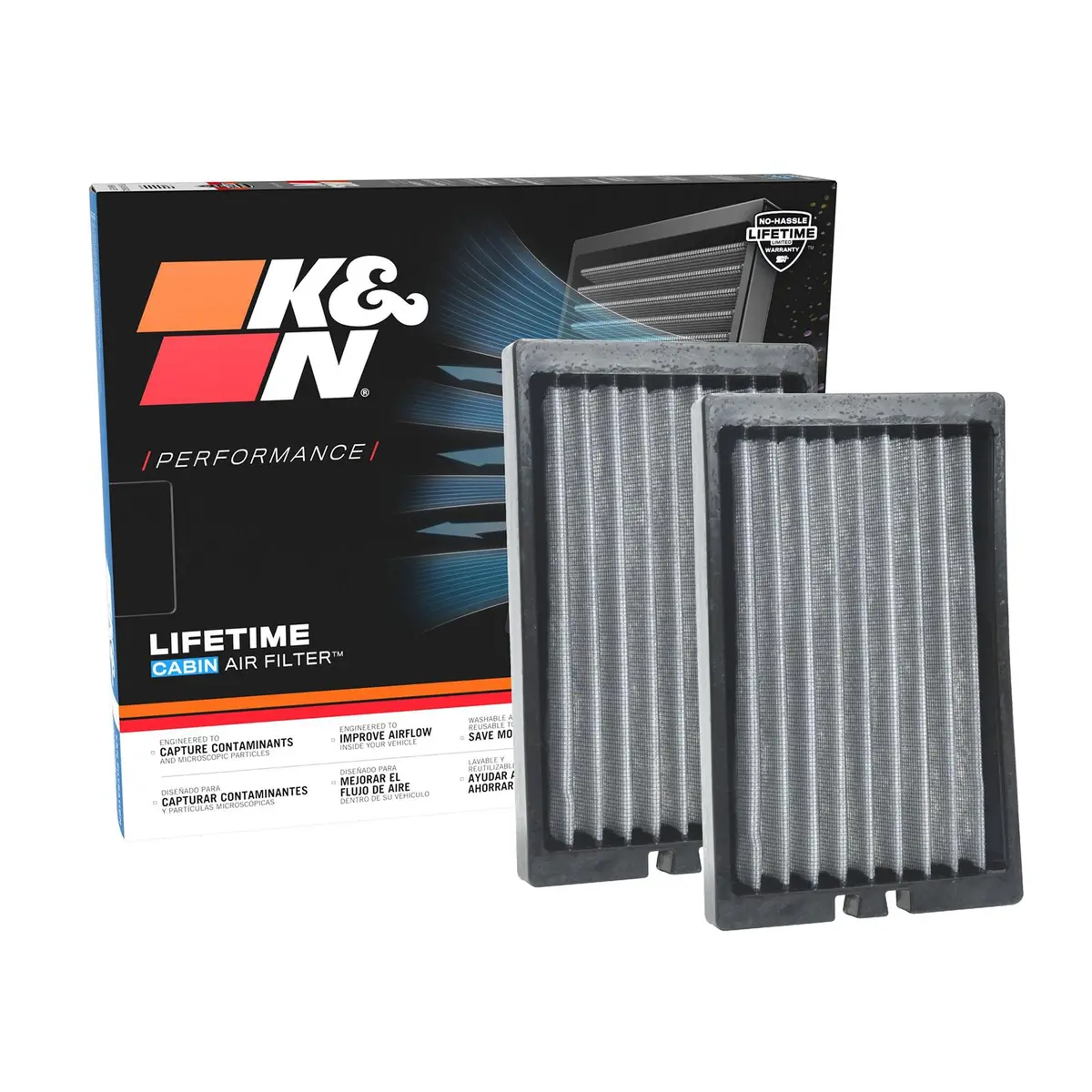 K&N Cabin Filter Washable Vf2064 1