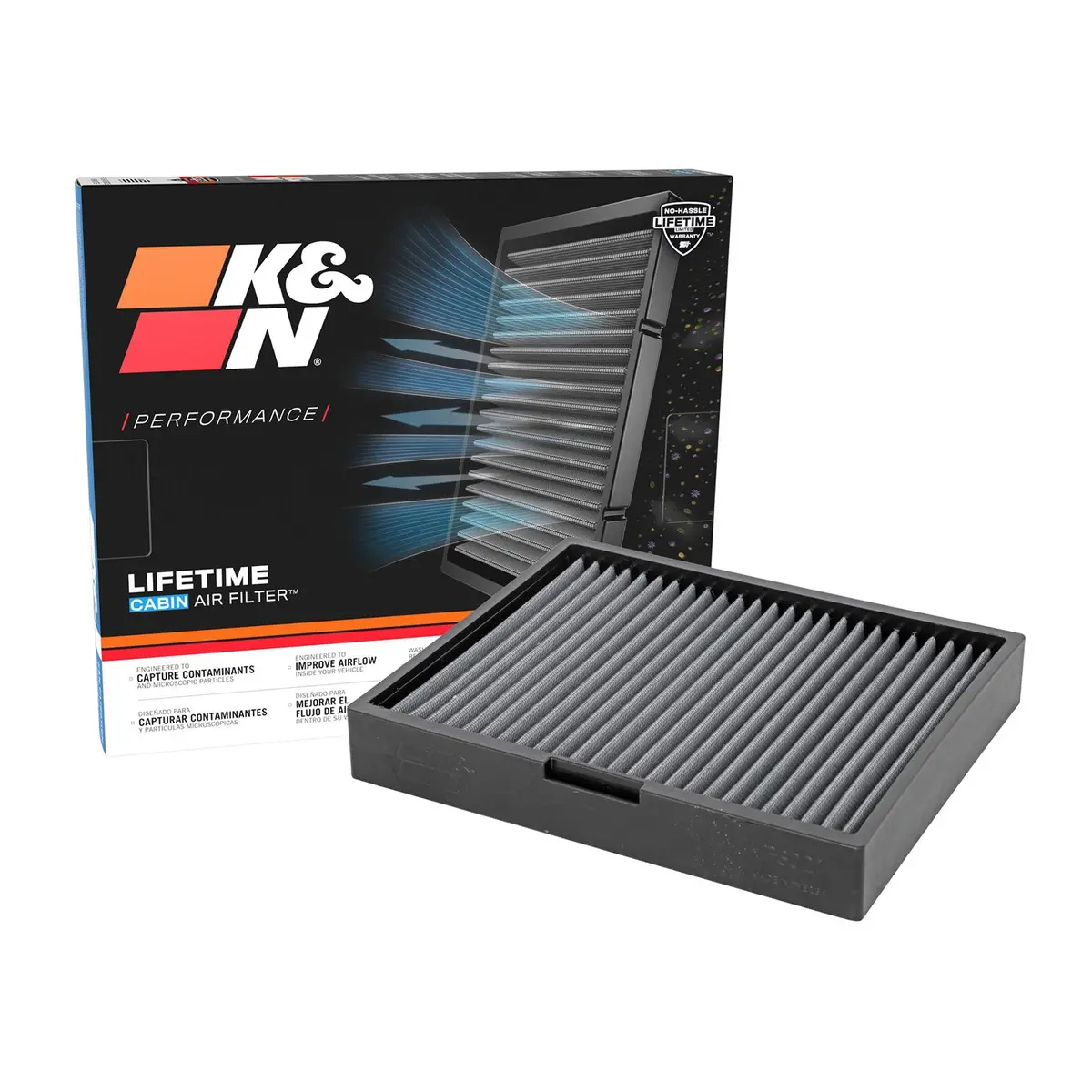 K&N Cabin Filter Washable Vf3021 1