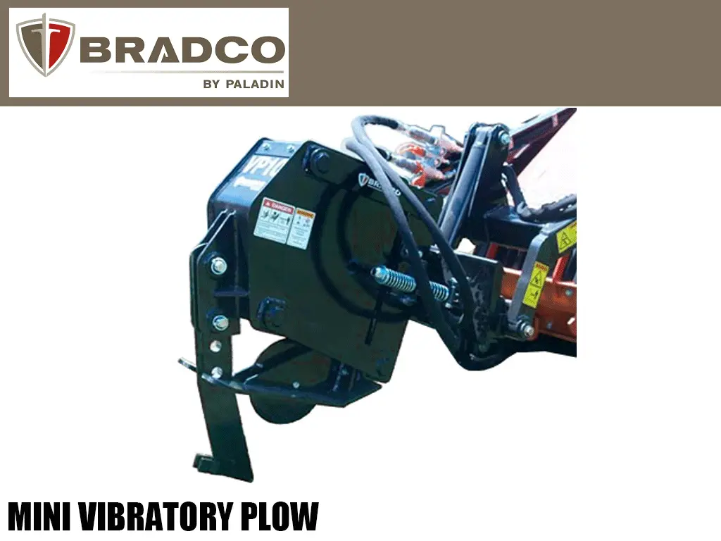 Paladin Mini Vibratory Plow For Mini Loader 1