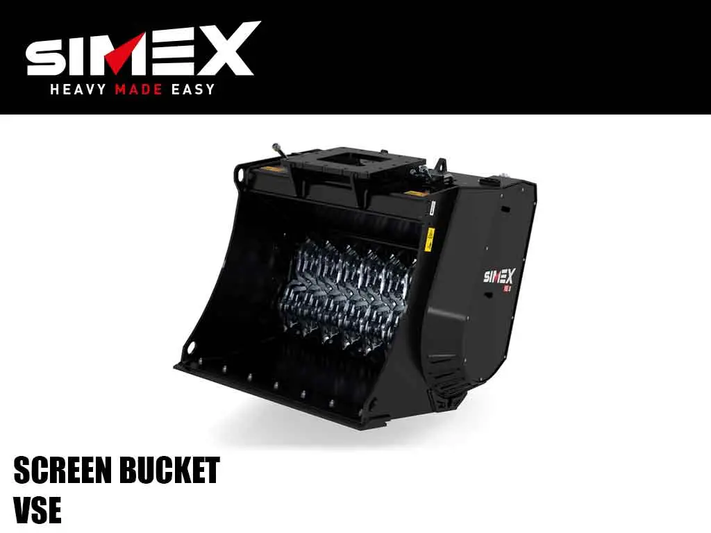 Simex Excavator Screening Bucket 1
