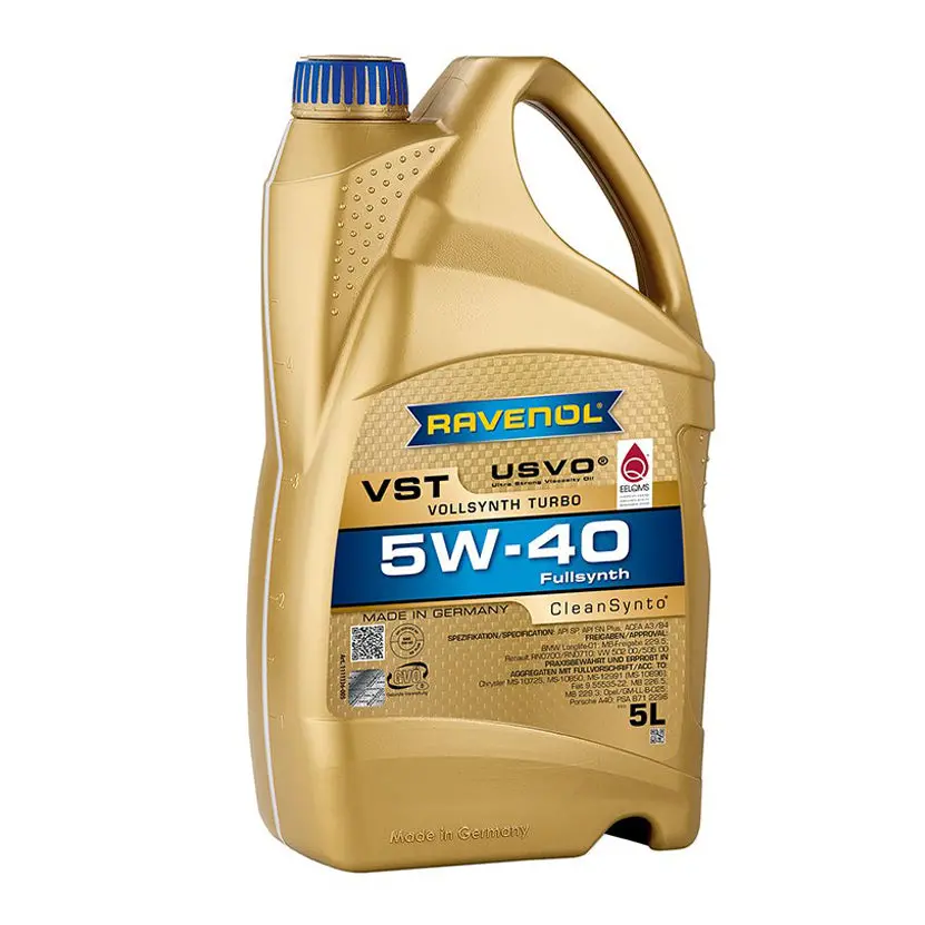 Ravenol Fully Synthetic Clean Synto Usvo Vst 5W40 5 Liters 1