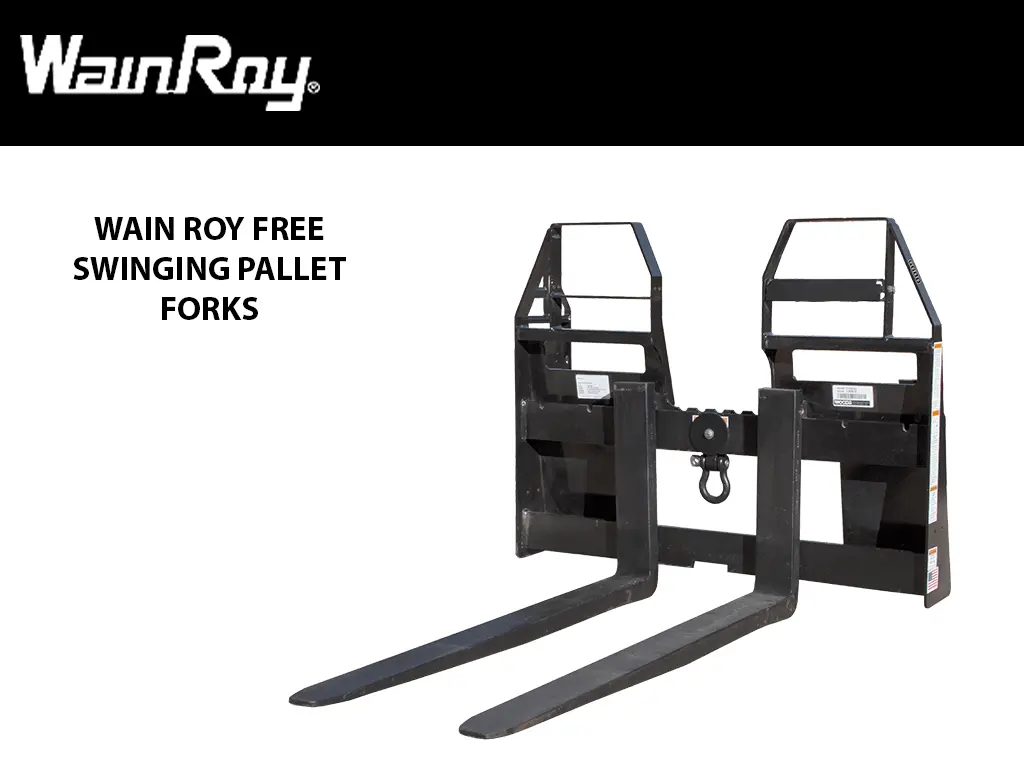 Wain Roy General Purpose Free Swinging Pallet Forks - Full Height Walk Through Frame 1