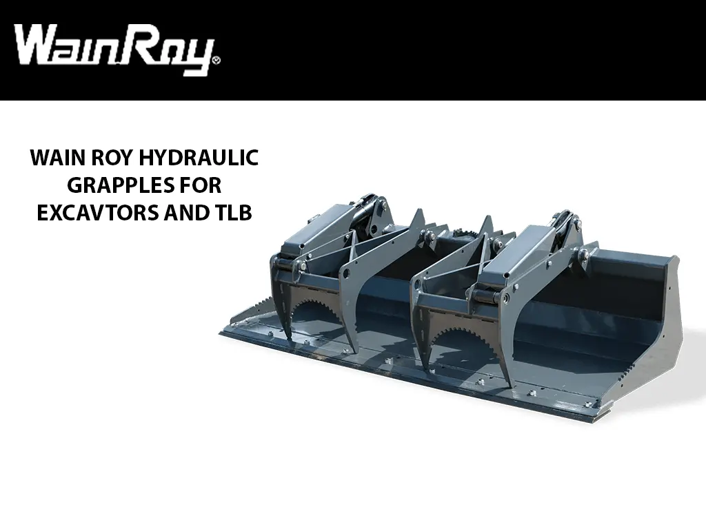 Wain Roy Hydraulic Grapples For Excavators And Tlb 1