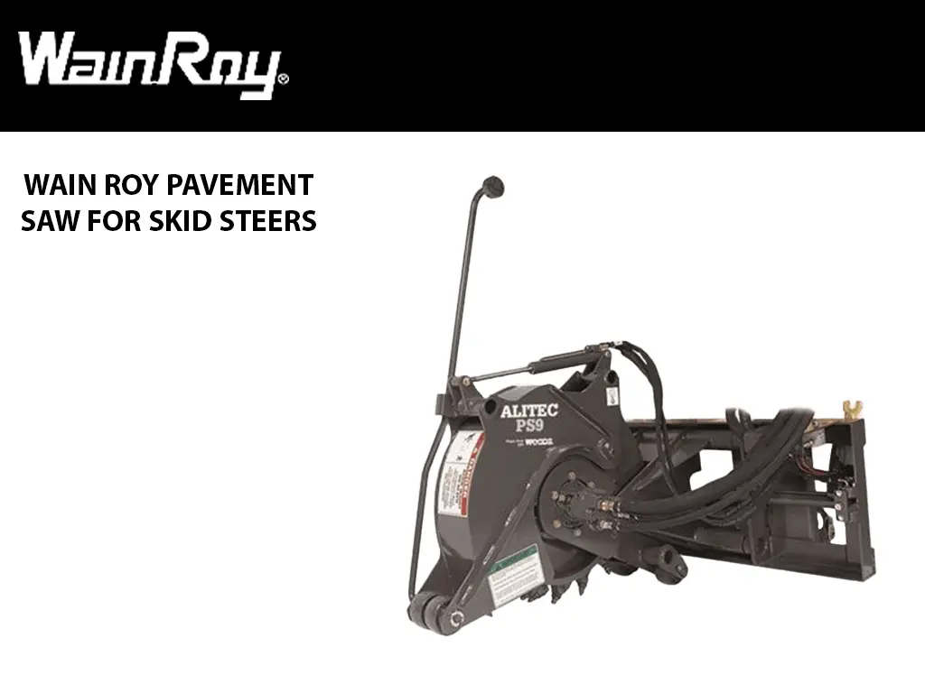 Wain Roy Pavement Saws For Skid Steers 1