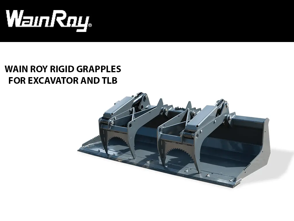 Wain Roy Rigid Grapples For Excavators And Tlb 1