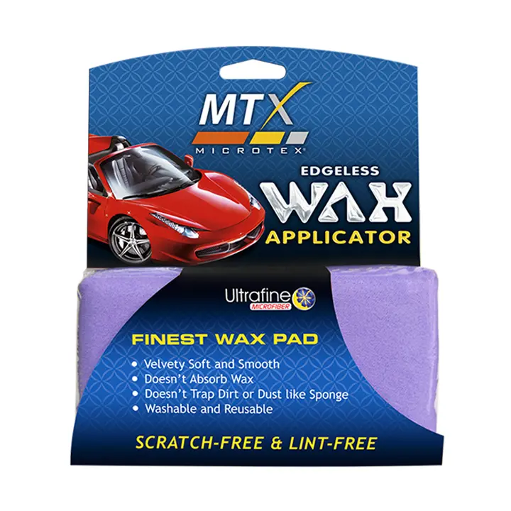 Microtex Wax Applicator Suede 5In. X 2.75In. X 1.5In. 1