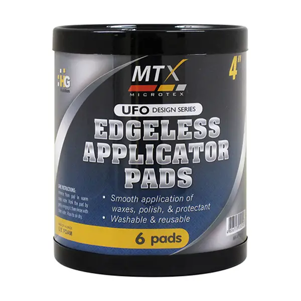 Microtex Edgeless Wax Applicator 6 Pcs-Us Foam 4" 1
