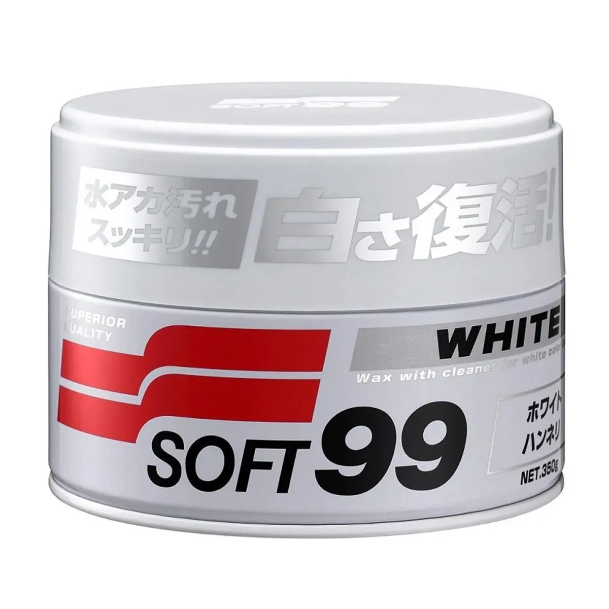 Soft99 White Wax With Scratch Remover 350G 1