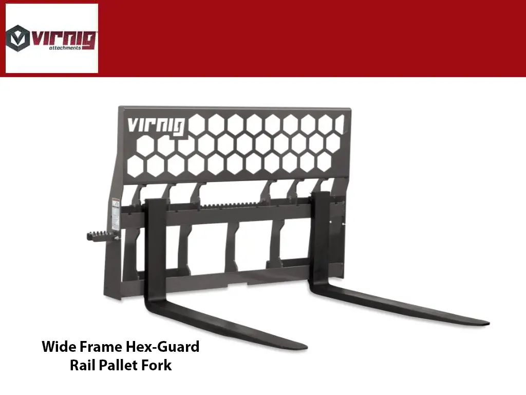 Virnig Wide Frame Hex-Guard Rail Pallet Fork (Ssl)(Ctl) 1