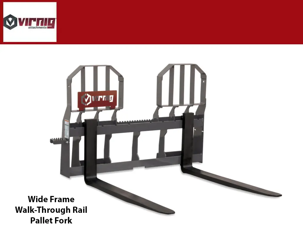Virnig Wide Frame Walk-Through Rail Pallet Fork (Ssl)(Ctl) 1