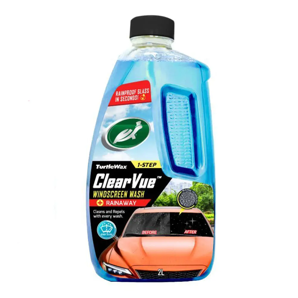 Turtle Wax Clearvue Windscreen Wash + Rain Away 2 Liters 1