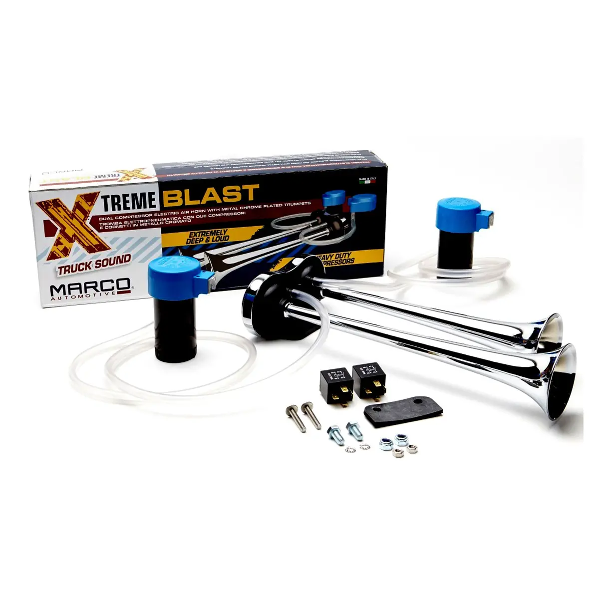 Marco Xtreme Blast Electric Horn Chrome 12V 1