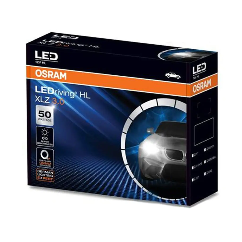Osram Led Xlz 3 Headlight Bulb 6000K, 10000Lm, 50W H4 1
